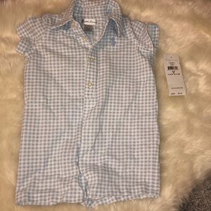 Ralph Lauren Baby Boy Gingham Outfit